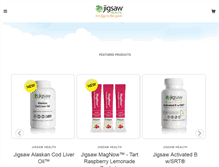 Tablet Screenshot of jigsawhealth.com